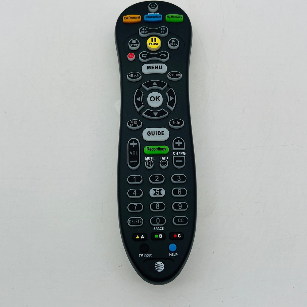 AT&T U-verse S30-S1B Standard Remote Control Black for TV Audio Receiver